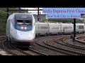 Acela Express First Class (First Time Thoughts) | New York City to Boston | Train Vlog