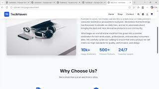 E-COMMERCE ELECTRONICS(front-end)using HTML,CSS,Javascript