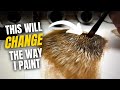 Speed up your oil painting  amazing method for realistic fur