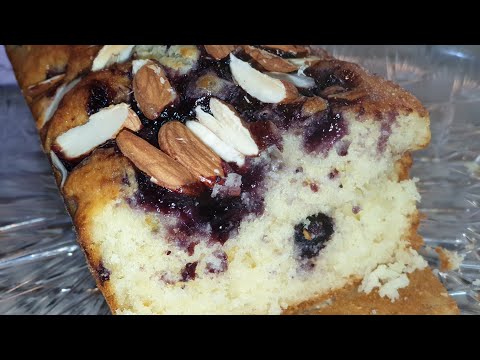 كيك مربي التوت والليمون 😋سهلة جدااا وطعمها لا يوصف/ blueberries jam cake