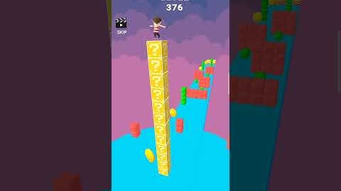Cube stacker surfer Epic android and iOS gameplay level 376