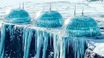 Drone Flew Over The Ice Wall Of Antarctica, What Was Captured Terrified The Whole World