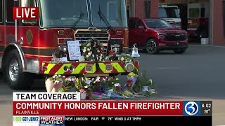 Community honors Plainville firefighter who died in the line of duty
