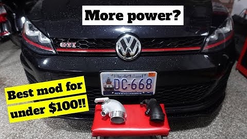 CTS Turbo Inlet Install On The MK7 GTI! More turbo sound?!?