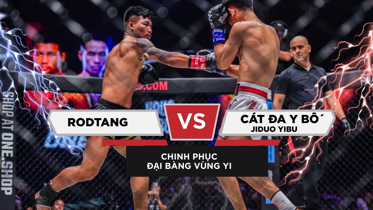 Родтанг, Железный Человек, сражается с китайским «Орлом»: он получает два удара в пах, но остаетс...