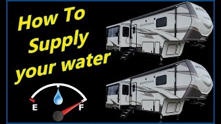 How to Fill your Fresh Water Tank in a Keystone Montana Fifth Wheel