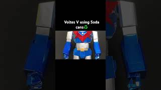 Voltes V using soda cans♻️#diy #homemade #voltesv