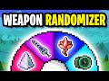 Terraria but a Wheel decides what WEAPONS I use...