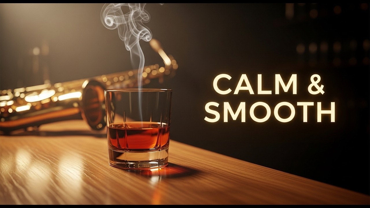 Smooth Jazz Bar Music 🎷 Calm Night Lounge for Deep Focus
