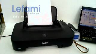 HD sử dụng máy in Canon gắn ciss Lefami Ip2770 và cách khắc phục một số lỗi thường gặp