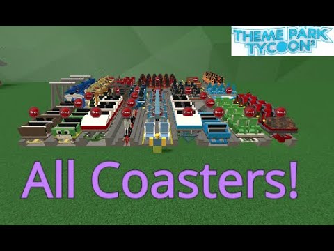 How to unlock ALL COASTERS in Theme Park Tycoon 2!