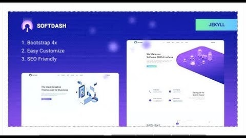 Softdash - Creative SaaS and Software JEKYLL Template | Themeforest Templates
