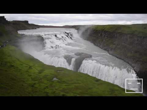 Exploring Gullfoss Waterfall with BASU [-_-]