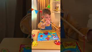 Catch and Learn! 🐠 Magnetic Fishing Game for Kids #fun #learning