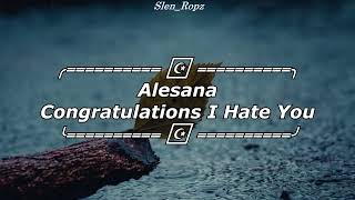Alesana  Congratulations I Hate You  S  Sub Espaol 