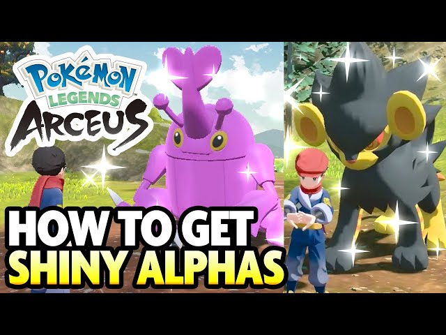 Pokemon Legends Arceus - All Alpha Shiny Pokemon Custom - ✨Hisui