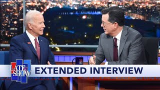 Full Extended Interview: Joe Biden Talks To Stephen Colbert