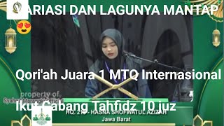 Juara 2 Hafidzah 10 Juz Hasnah Sofwatul Azizah || STQ Nasional ke- XXVII Provinsi Jambi 2023