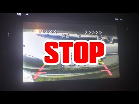 HOW TO INSTALL PARKING SENSORS WITH THE CAMERA IN THE CAR WITH THEIR HANDS.