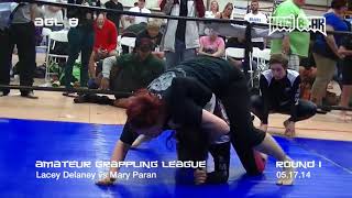 Girls Grappling: Lacey Delaney Vs Mary Paran Remastered Classic Amateur Grappling League