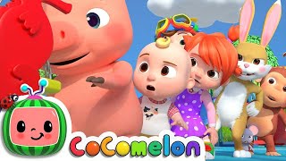 Ten Little Dinos Counting at the Park   Cocomelon   Nursery Rhymes   Fun Cartoons For Kids
