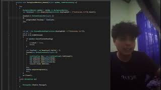 Aplikasi Backgroundworker dengan MainThread & SlaveThread didalamnya