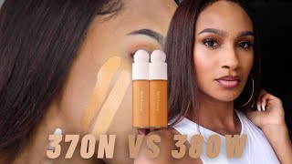 (watch in hd) hey babes! today we are comparing the rare beauty
foundation shade 370n and 380w. i previously reviewed 370w but it was
lo...