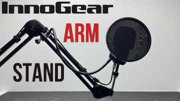 InnoGear Microphone Heavy-Duty Arm Stand. Setup and Test with 3 different Mics!