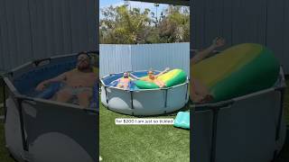 We bought a $200 pool after getting quoted $100,000 to build one couples husbandwife poolparty