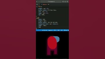 create an among us character #shorts #youtube #website #KingOfPrograming #tiktok #amongus #art