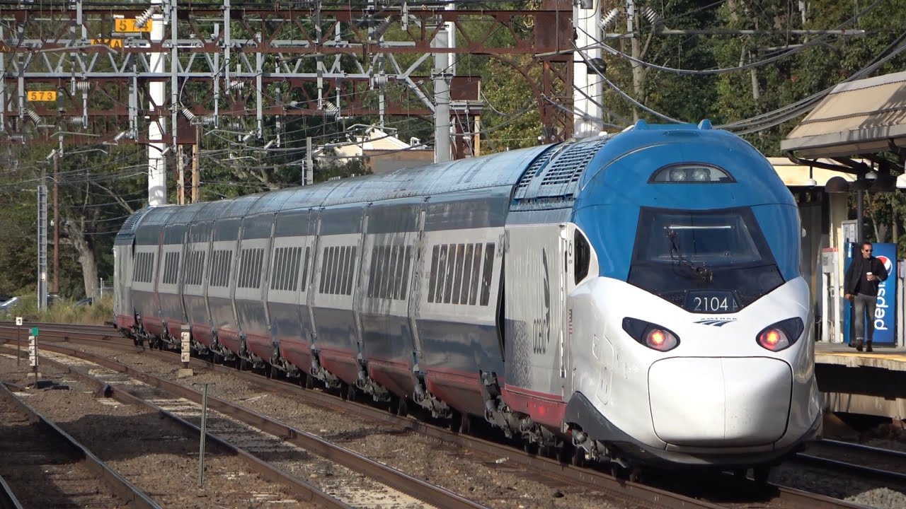 Amtrak NextGen Acela Drop Pan Order @ Saugatuck River Bridge (Westport, CT) 9/17/25