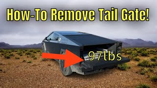 CyberTruck Tail Gate Removal & Installation
