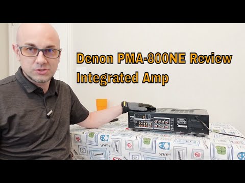 DENON PMA-800ne Integrated Amplifier Review | How to turn on Auto Standby | Music | Great Sound