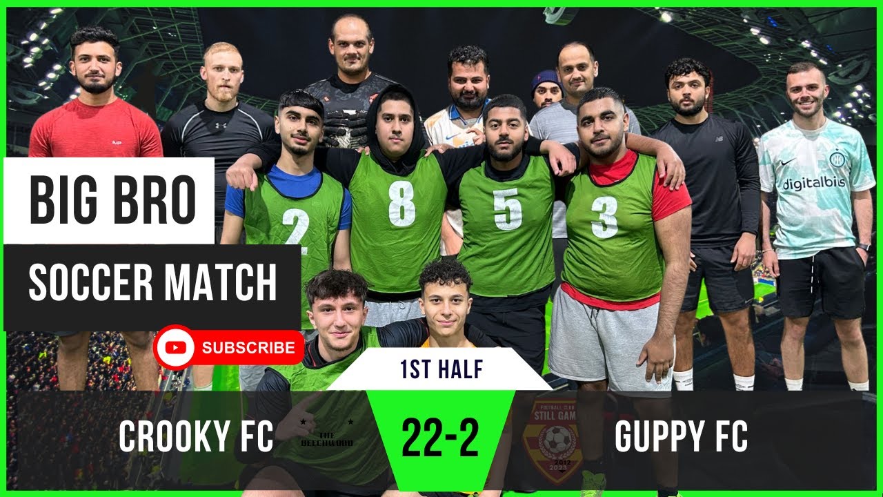 1st Half | Crooky OUTSTANDING in 22 -2 Win | A Tough Night For Guppy FC ...
