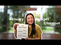 January Budget Closeout: How I Managed My Money &amp; Used My New Expense Tracker!