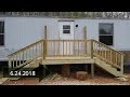MOBILE HOME FRONT PORCH PART 1 MOBILE HOME FRONT PORCH PART 1