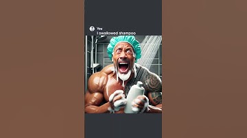 I Swallowed Shampoo: Ai Dwayne Edition #ai #chatgpt #aiart