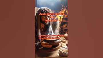 "Jacob’s Crafty Birthright Deal: Lessons from Esau’s Moment of Weakness" Jacob Part 2.