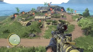 Far Cry 3 - Захват Центра связи на полном стелсе за 2 минуты, только быстрые убйиства