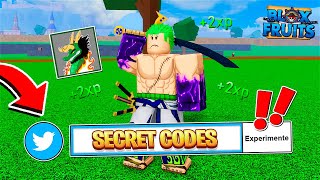 SAIU AGORA! TODOS OS NOVOS CODIGOS SECRETOS da UPDATE 17.3 do BLOX FRUITS e  TODOS CODES ATUALIZADO! 