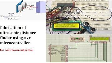 fabrication of ultrasonic distance finder using avr microcontroller