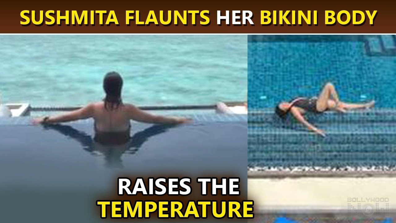 Susmita Sen Slays By The Pool In Black Bikini, Shares Stunning Video From Maldives Vacation