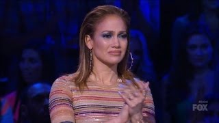 Jennifer Lopez Cries After 'Idol' Singer Reveals Abusive Past