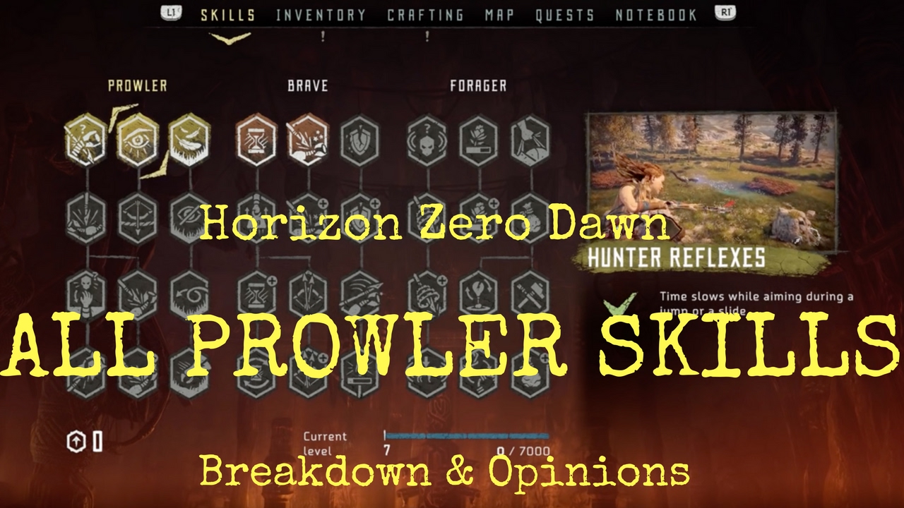 Horizon Zero Dawn All Prowler Skill Tree Breakdown Opinions Youtube