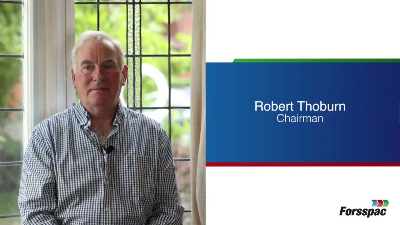 Q&A discussing the ISO9001:2015 QMS system certification with Robert Thoburn, Chairman at Forsspac.