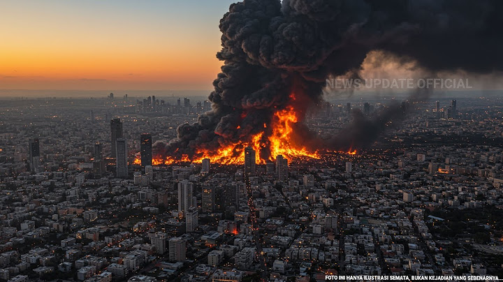 🔴 Gelombang Ke-5 Balasan Iran ke Israel Makin Gila !! Ratusan Rudal Bakar & Hantam Gedung2 Tel Aviv