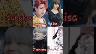 Jungkook,Lisa,Techyung,Jennie dance Despacito #bts #blackpink #shorts