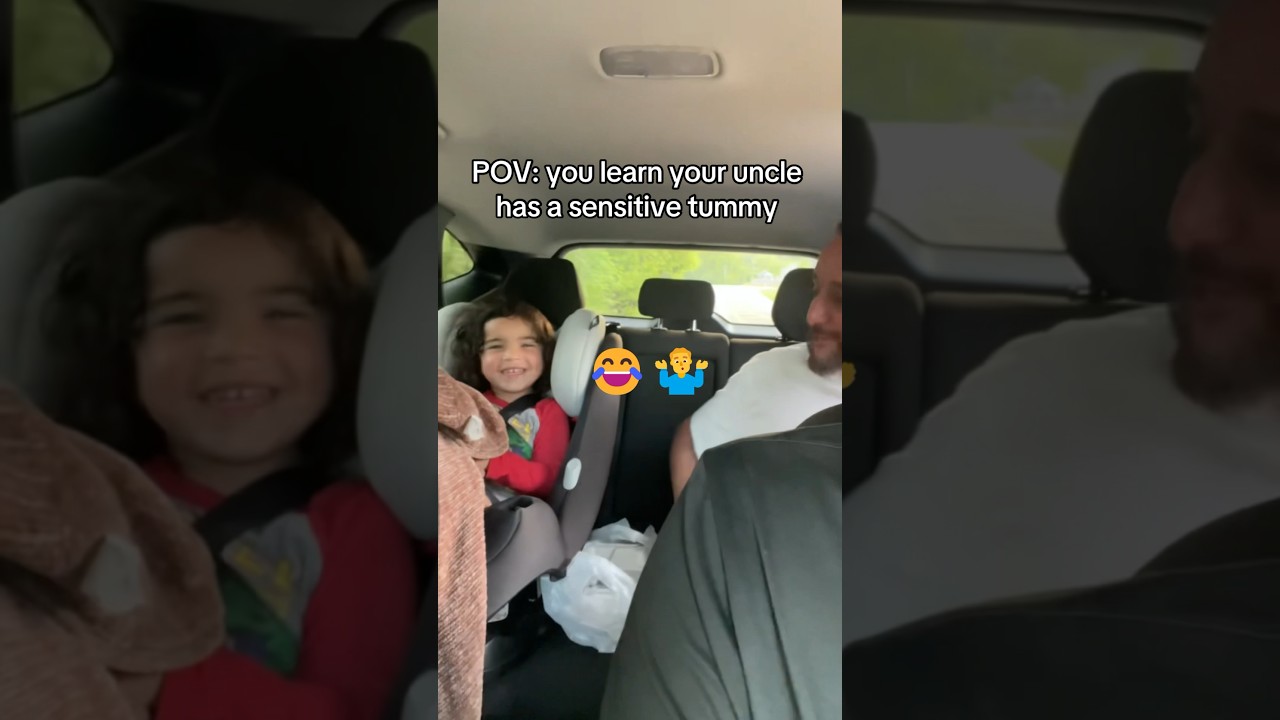 Little one having fun from her uncle 😂🤷‍♂️ 