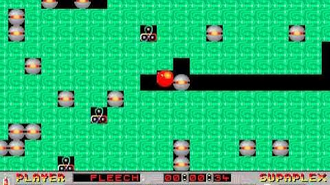 Supaplex: Original Levels: Level 21: Gravity