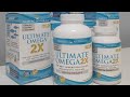 Nordic naturals  ultimate omega 2x fish oil unboxing